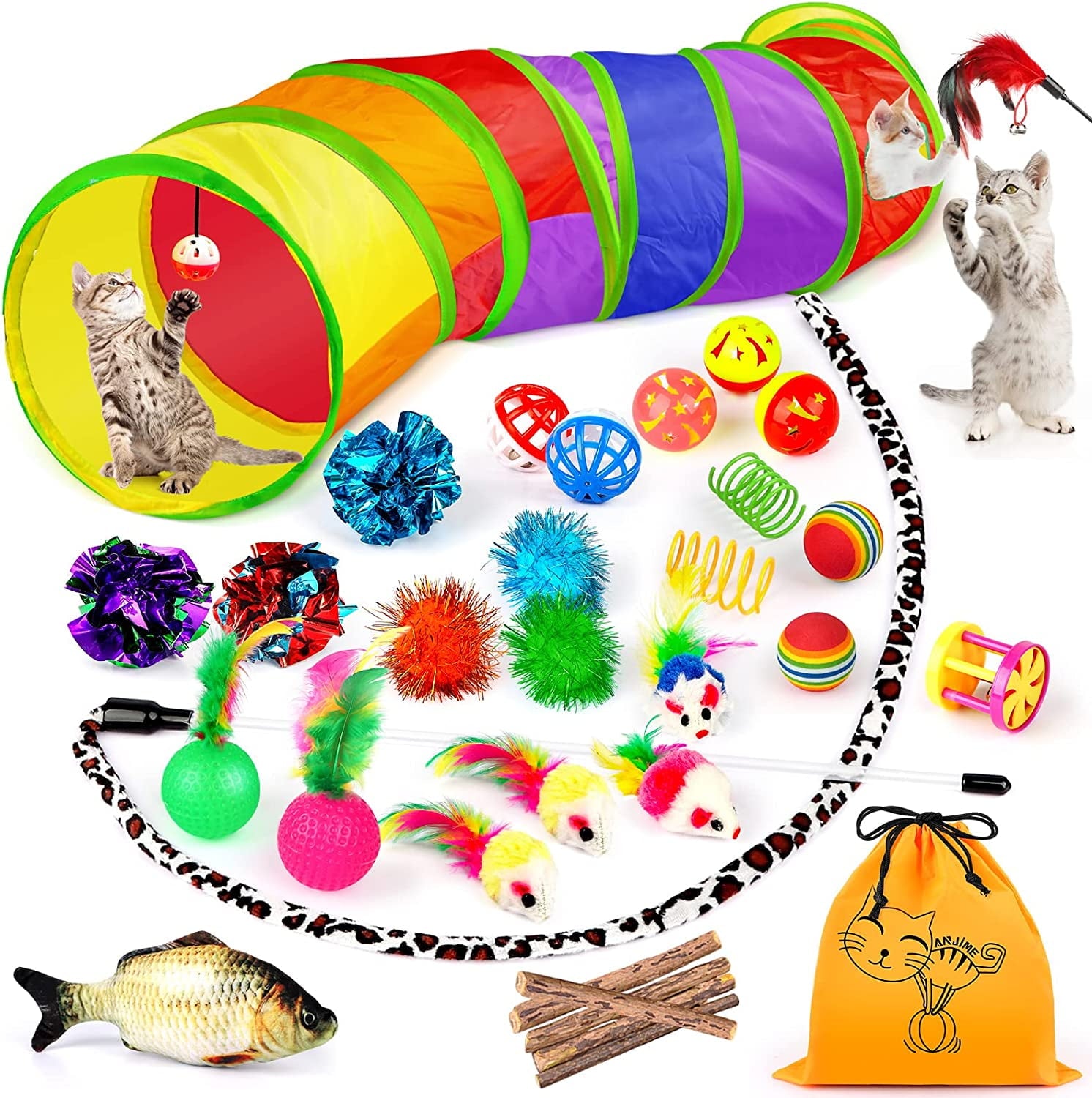 32 PCS Cat Toys Set