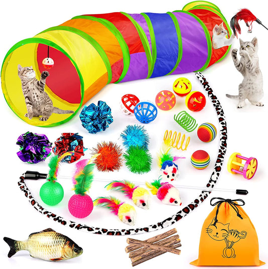 32 PCS Cat Toys Set