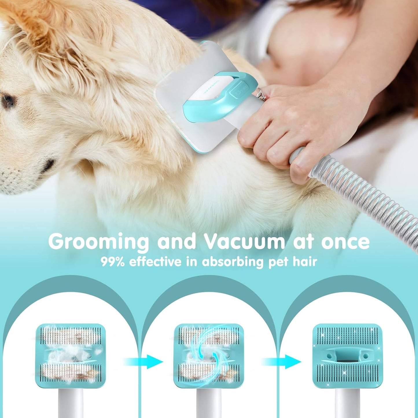 6 in 1 Pet Grooming And Vacuum Kit