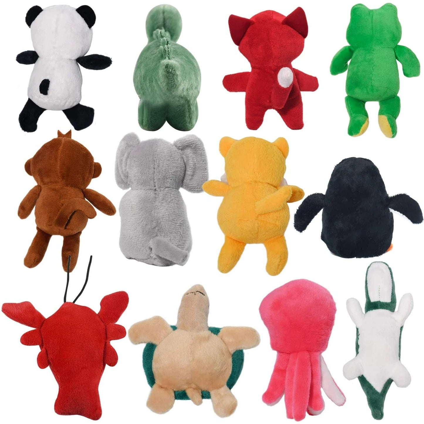 Plush and Squeaky Dog Toy Set (12PCS)