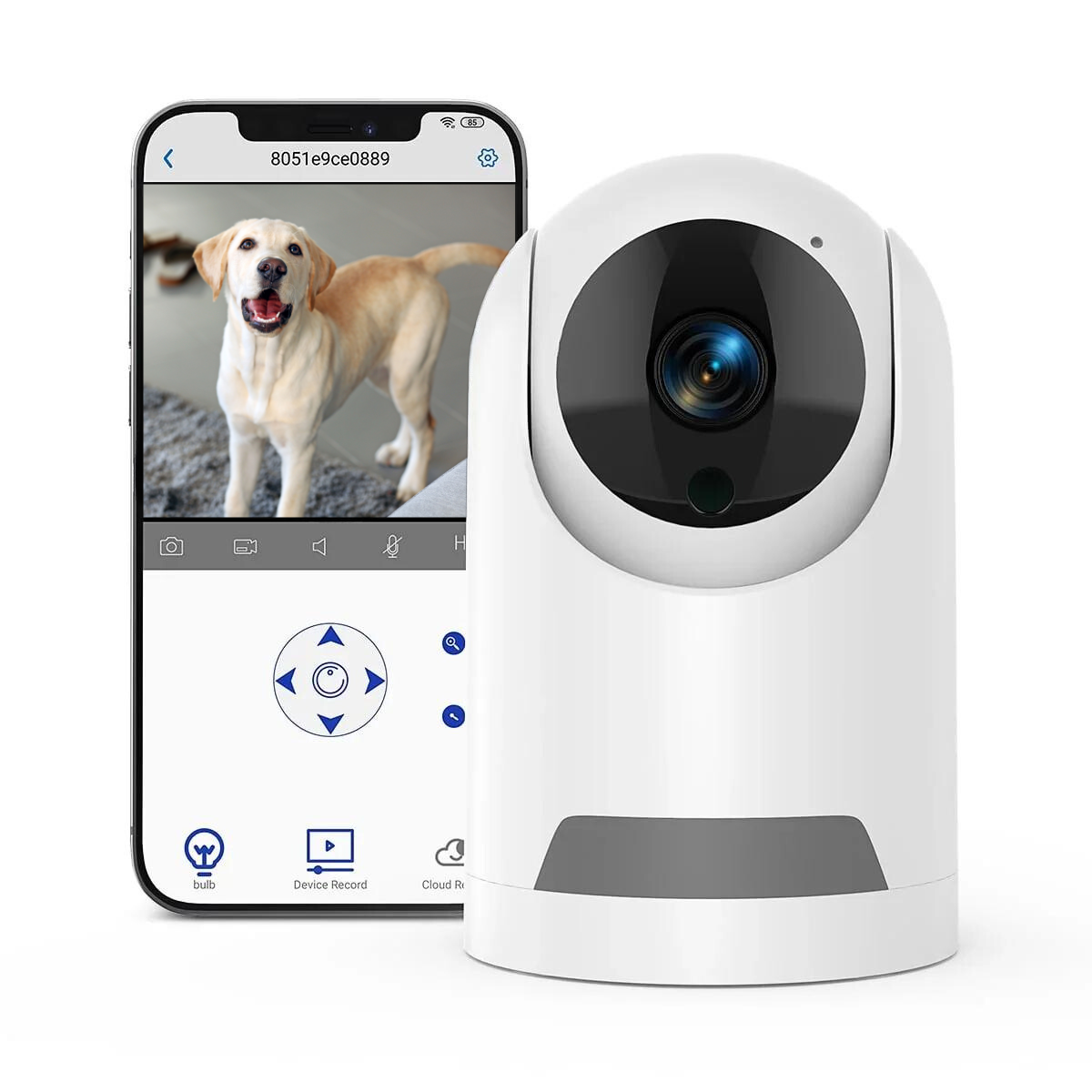 360° Pet Security Camera with 2k Resolution and Two-Way Audio